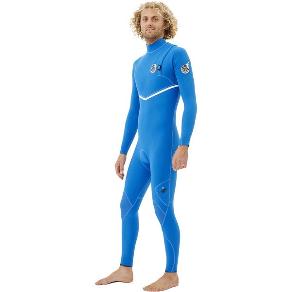 2023 Rip Curl Mens E-Bomb 3/2mm Zip Free Wetsuit WSMYRE - Blue